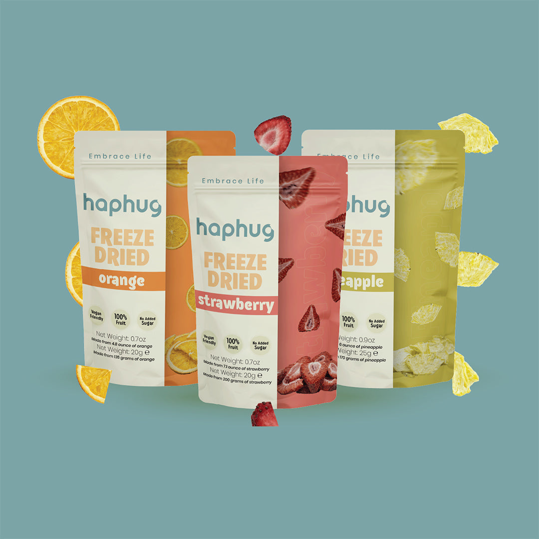 HapHug Freeze Dried Fruit Mix Pack