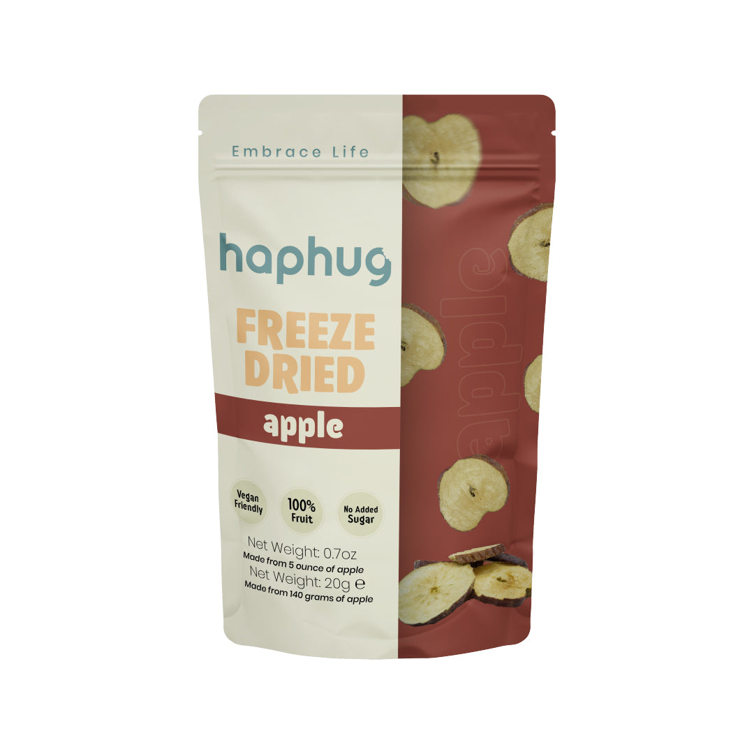 HapHug Freeze Dried Kids Pack Vegan Friendly, No Sugar Added, 100% Natural