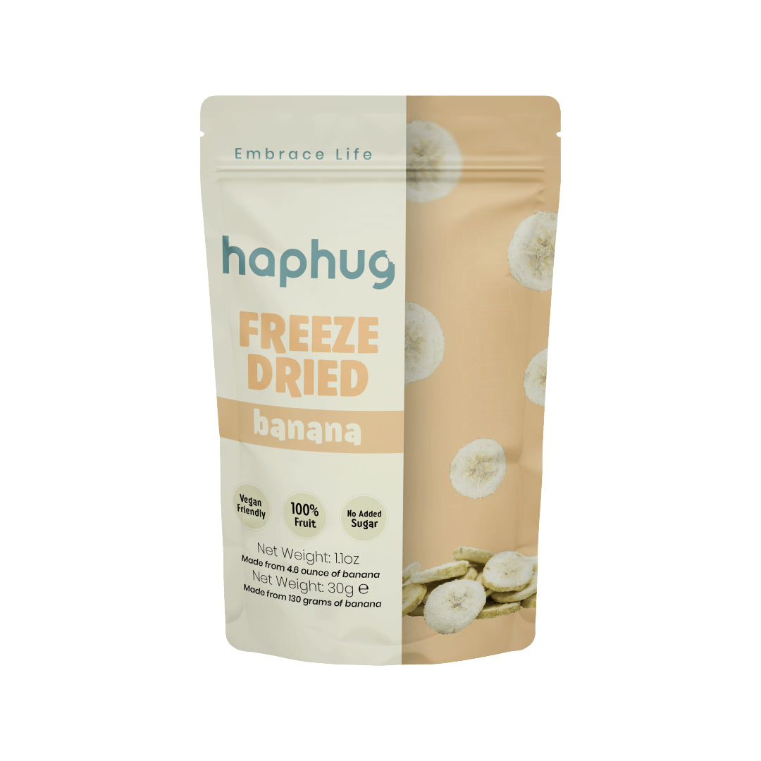 HapHug Freeze Dried Kids Pack Vegan Friendly, No Sugar Added, 100% Natural