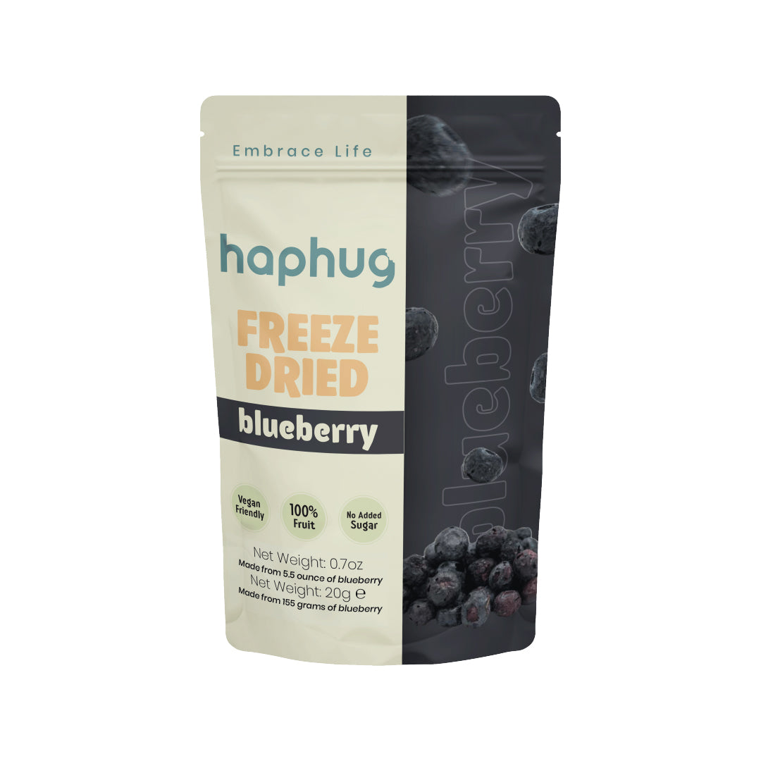 HapHug Freeze Dried Forest Berries Pack Vegan Friendly, No Sugar Added, 100% Natural