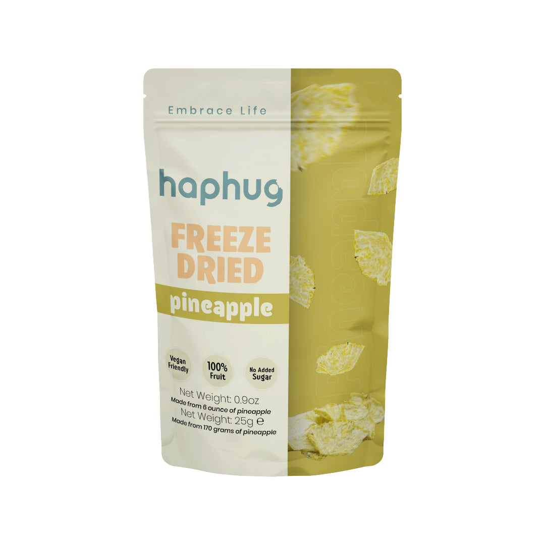 HapHug Freeze Dried Shades of Yellow Pack Vegan Friendly, No Sugar Added, 100% Natural