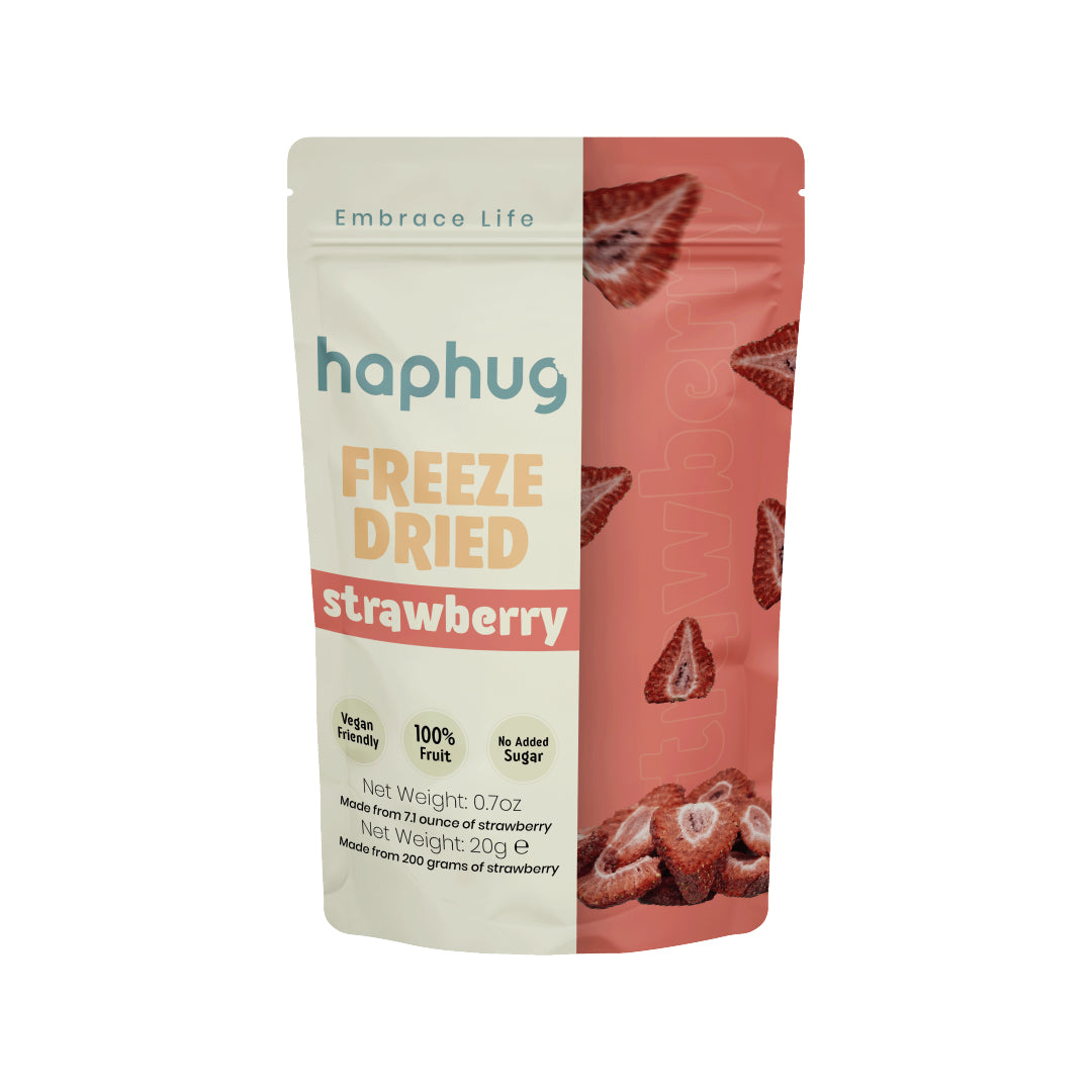 HapHug Freeze Dried 4 Seasons Pack Vegan Friendly, No Sugar Added, 100% Natural